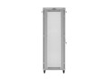 Lanberg Szafa instalacyjna rack stojąca  19" 47U 800x1200 szara drzwi    perforowane LCD ( flat pack) V2