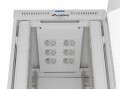 Lanberg Szafa instalacyjna rack stojąca 47U 800x1000 szara  drzwi        przeszkolne  LCD ( flat pack) V2