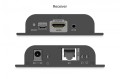 Digitus Przedłużacz (extender) po skrętce kat.6 HDMI 4K/60Hz przez IP 1G lub do 120m/200m z PoE, max. 253 odbiorniki, sterowanie IR - zestaw