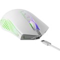 Defender Mysz gamingowa bezprzewodowa PANDORA RF 3200DPI 7P biała