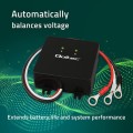 Qoltec Balanser napięcia 24V do akumulatorów 2x12V | 5A | LiFePO4 AGM   GEL