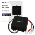 Qoltec Balanser napięcia 24V do akumulatorów 2x12V | 5A | LiFePO4 AGM   GEL