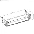 Maclean Organizer podbiurkowy na kable MC-106B