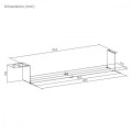 Maclean Kompaktowy organizer na kable MC-107 B