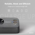 Digitus Listwa zasilająca biurkowa, 3 gniazda Schuko, 2x USB-A (2x 12W), 1x USB-C (30W) z zaciskiem na blat, kabel 1,5m, czarna