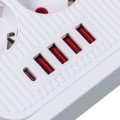 Maclean Listwa zasilająca MCE391 W 6 gniazd 4xUSB-A 1xUSB-C 110-240V AC 50/60Hz, 2.1A max 2500W, biała