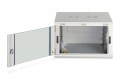 Digitus Szafa sieciowa wisząca Dynamic 19" 7U rack 385x600x600mm, drzwi szyba, szara, niezłożona, 60kg