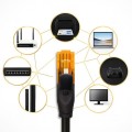 Qoltec Kabel patchcord UTP | kat.6 | 2 x RJ-45 | High speed 1Gb/s |     Pozłacane styki | 20m | Czarny