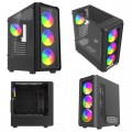 Savio Obudowa komputerowa NOCTIS GLASS RGB X1