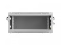 Lanberg Szafa instalacyjna rack wisząca 19 cali 4U 600x450 szara drzwi metalowe (flat pack)