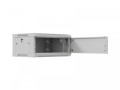 Lanberg Szafa instalacyjna rack wisząca 19 cali 4U 600x450 szara drzwi metalowe (flat pack)