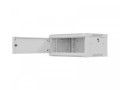 Lanberg Szafa instalacyjna rack wisząca 19 cali 4U 600x450 szara drzwi metalowe (flat pack)