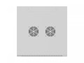 Lanberg Szafa instalacyjna rack wisząca 19 cali 6U 600x600 szara drzwi perforowane (flat pack)