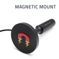Qoltec Wewnętrzna Antena TV DVB-T2 ze wzmacniaczem sygnału i magnetyczną podstawą | 4K | 28dBi | 5m