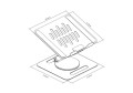 TB Podstawka stojak pod laptop/tablet TB-LPT2 do 15 cali 10kg