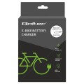 Qoltec Ładowarka do roweru skutera elektrycznego 36V | 42V | 4A | 5.5*2.1 + kabel zasilający