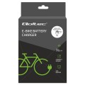 Qoltec Ładowarka do roweru elektrycznego 36V | 42V | 2A | Mi4 Magnetic  TIP +kabel zasilający