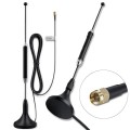 Qoltec Antena 4G LTE z podstawą magnetyczną | 5dBi | dookólna |   wewnętrzna | 600-2700 MHz | SMA | 3m
