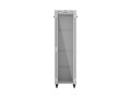 Lanberg Szafa instalacyjna rack stojąca 19" 42U 600x600 szara drzwi     przeszklone  LCD (Flat pack)