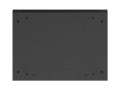 Lanberg Szafa instalacyjna rack wisząca 19 cali 4U 600x450 czarna drzwi metalowe (flat pack)