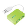 LogiLink HUB USB 2.0 4-portowy Smile - zielony