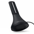 Qoltec Wewnętrzna antena DVB-T/T2 | wzmacniacz sygnału | 4K | wysoki zysk 32dBi | kabel 4m