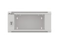 Lanberg Szafa instalacyjna RACK wisząca 19 cali 4U 600 szara WFFA-5604-10S