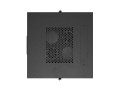 Lanberg Szafa instalacyjna rack stojąca 19" 24U  600x600 czarna drzwi perforowane LCD (Flat pack) V2