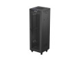 Lanberg Szafa instalacyjna rack stojąca 19 cali 37U 600x600 drzwi perforowane LCD czarna (Flat pack)