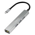 LogiLink HUB USB3.2 3xUSB-A, 1x RJ45 Gigabit Ethernet