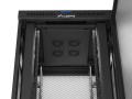 Lanberg Szafa instalacyjna rack stojąca 19 cali 47U 800x800 drzwi perforowane LCD czarna (Flat pack)