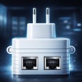Qoltec Wzmacniacz sygnału WiFi | Repeater | Access Point | 300Mb/s | 6  anten | 2xRJ45