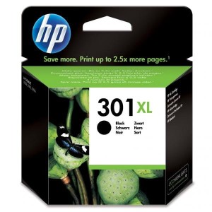 HP oryginalny ink / tusz CH563EE, HP 301XL, black, 430s