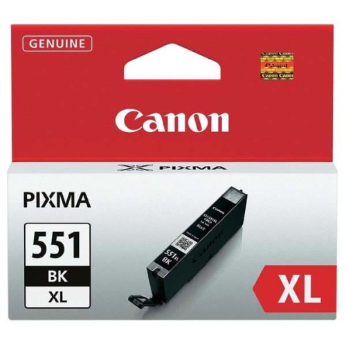 Canon oryginalny ink / tusz CLI-551 XL BK, 6443B001, black, 1130s, 11ml, high capacity