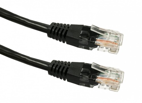 TB Kabel Patchcord miedziany kat. 5e RJ45 UTP 1m czarny