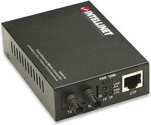 Intellinet Konwerter 10/100Base-TX RJ45/1000Base-FX (MM ST) 2km 1310nm