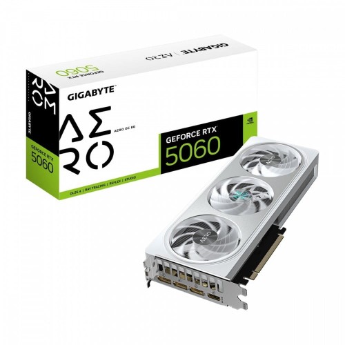 Gigabyte Karta graficzna GeForce RTX 5060 AERO OC 8G GDDR7 3DP/HDMI