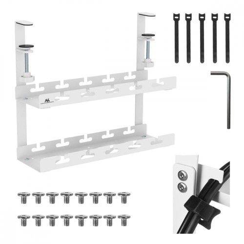 Maclean Organizer podbiurkowy na kable, MC-104W