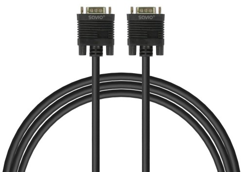 Savio Kabel VGA (M )- VGA (M) ekranowany 2 feryty CL-202