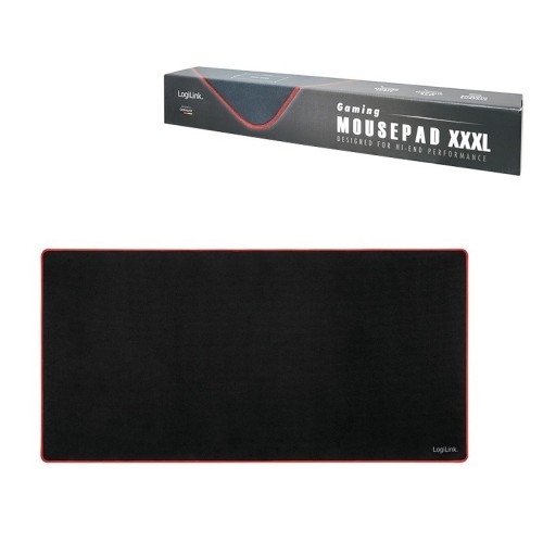 LogiLink Podkładka pod mysz XXXL dla graczy, czarna