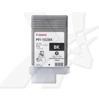 Canon oryginalny ink / tusz PFI-102 BK, 0895B001, black, 130ml