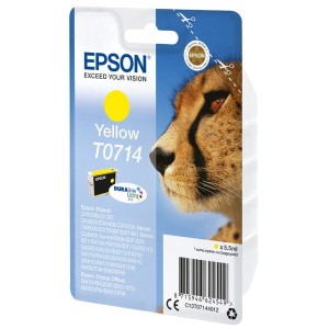Epson oryginalny ink / tusz C13T07144022, yellow, blistr z ochroną, 5,5ml, expirace 12/2025