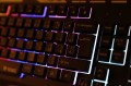YENKEE Klawiatura YKB 3200 Shadow metalowa, podświetlenie LED