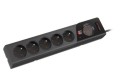 Armac Listwa zasilająca Z5 3m 5x230V 10A  Z5/30/CZ czarna
