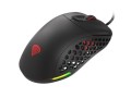 Genesis Mysz Xenon 800 lekka 16000 DPI podświetlenie RGB dla graczy lekka Czarna