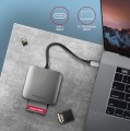 AXAGON CRE-S3C Czytnik zewnętrzny kart USB-C 3.2 GEN 1, 3-slot &amp; lun SD/microSD/CF, obsługa UHS-II