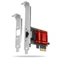 AXAGON PCEE-G25 Karta sieciowa PCIe 1 x 2.5 Gigabit Ethernet port  RJ-45 Realtek, PXE, SP &amp; LP