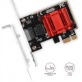 AXAGON PCEE-GIX Karta sieciowa PCIe 1x Gigabit Ethernet port (RJ-45), Intel i210AT, PXE, SP &amp; LP