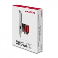 AXAGON PCEE-GIX Karta sieciowa PCIe 1x Gigabit Ethernet port (RJ-45), Intel i210AT, PXE, SP &amp; LP