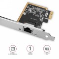 AXAGON PCEE-GRF Karta sieciowa PCIe 1x Gigabit Ethernet port RJ-45 Realtek SP &amp; LP